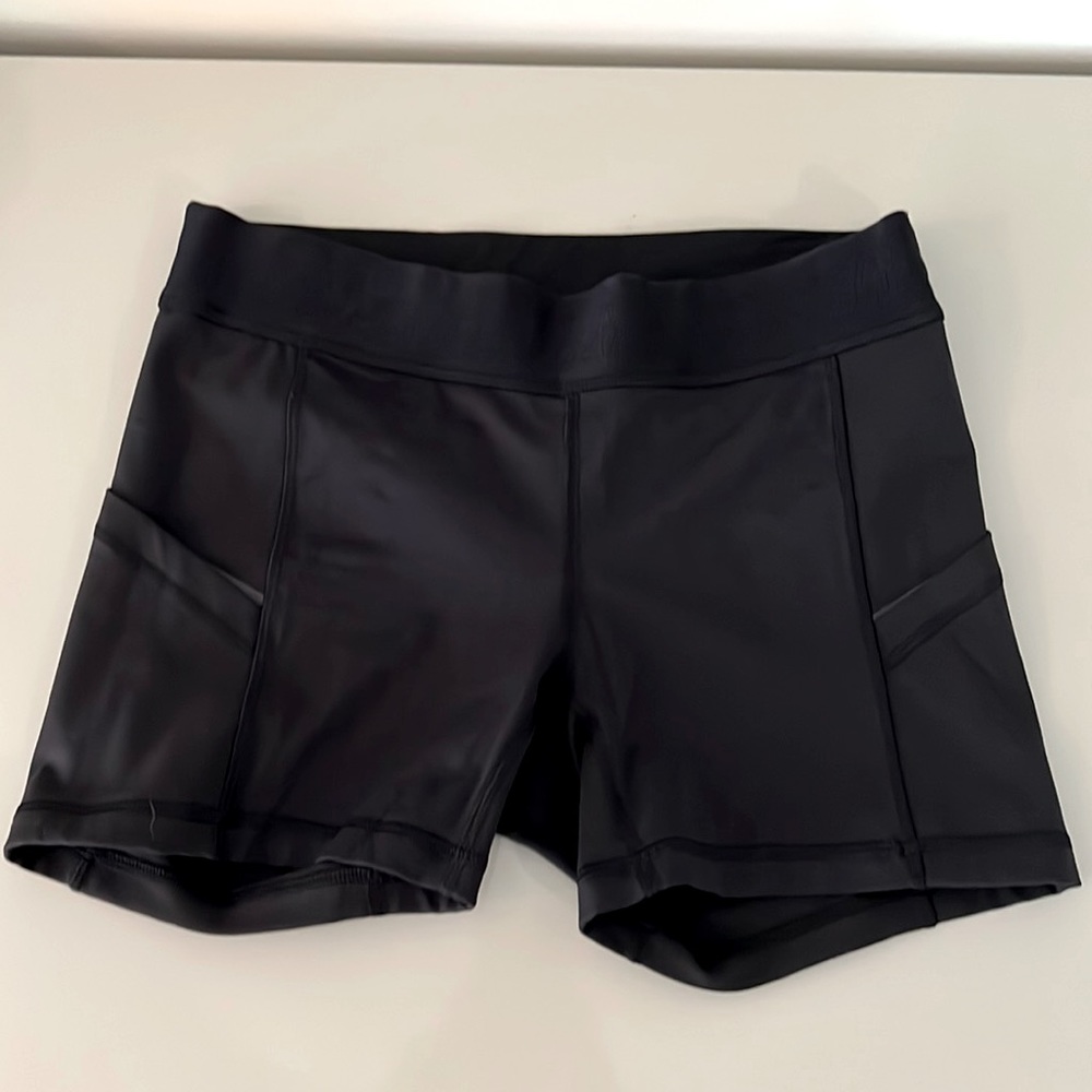 Lululemon athletic shorts. Fitted. Size 6.